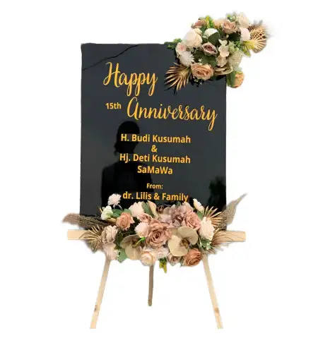 Papan Bunga Akrilik Mojogebang