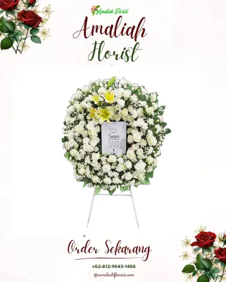 Krans Bunga Duka Mojogebang